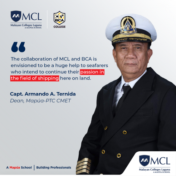 The collaboration between MCL and the Business College of Athens, Greece is envisioned to be a huge help to seafarers who intend to continue their passion in the field of shipping here on land.